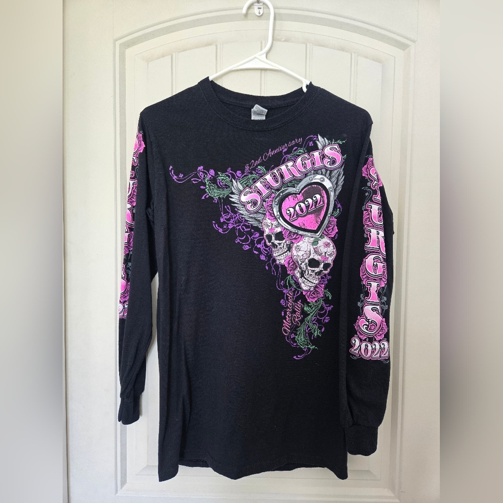 Sturgis 2022 82nd Anniversary Motorcyle Rally Long-Sleeve Graphic Tee